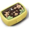 Nici 40328 Brotdose Lunchbox Drei Affen & Lemur 17x12x6,8cm Wild Friends Gelb -Nici Gmbh 5709CEMHmpVDx8D