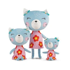 Nici 90427 Lemon Ribbon Katze 35cm Plüsch Kuscheltier Schlenker -Nici Gmbh 90426pt