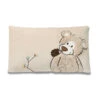 Nici 39093 Kissen Classic Bear Bär Creme Mit Igel 43x25cm Plüsch -Nici Gmbh A39093pt